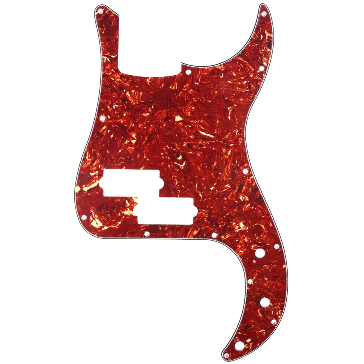 musiclily pro 13 hole p bass pickguard for fender american mexican standard precision bass 1 3 4ply mx0355p