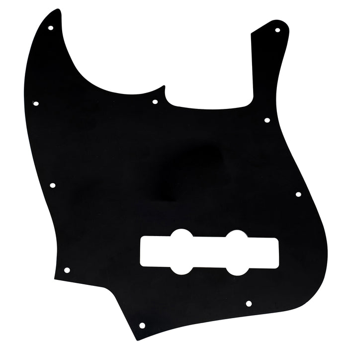 Musiclily Pro 10穴 JBジャズベース用ピックガード USA/メキシコスタンダードFender Jazz Bassエレキベース用 3プライ ホワイト