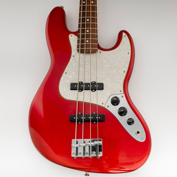 Musiclily Pro 10穴 JBジャズベース用ピックガード USA/メキシコスタンダードFender Jazz Bassエレキベース用 3プライ ホワイト