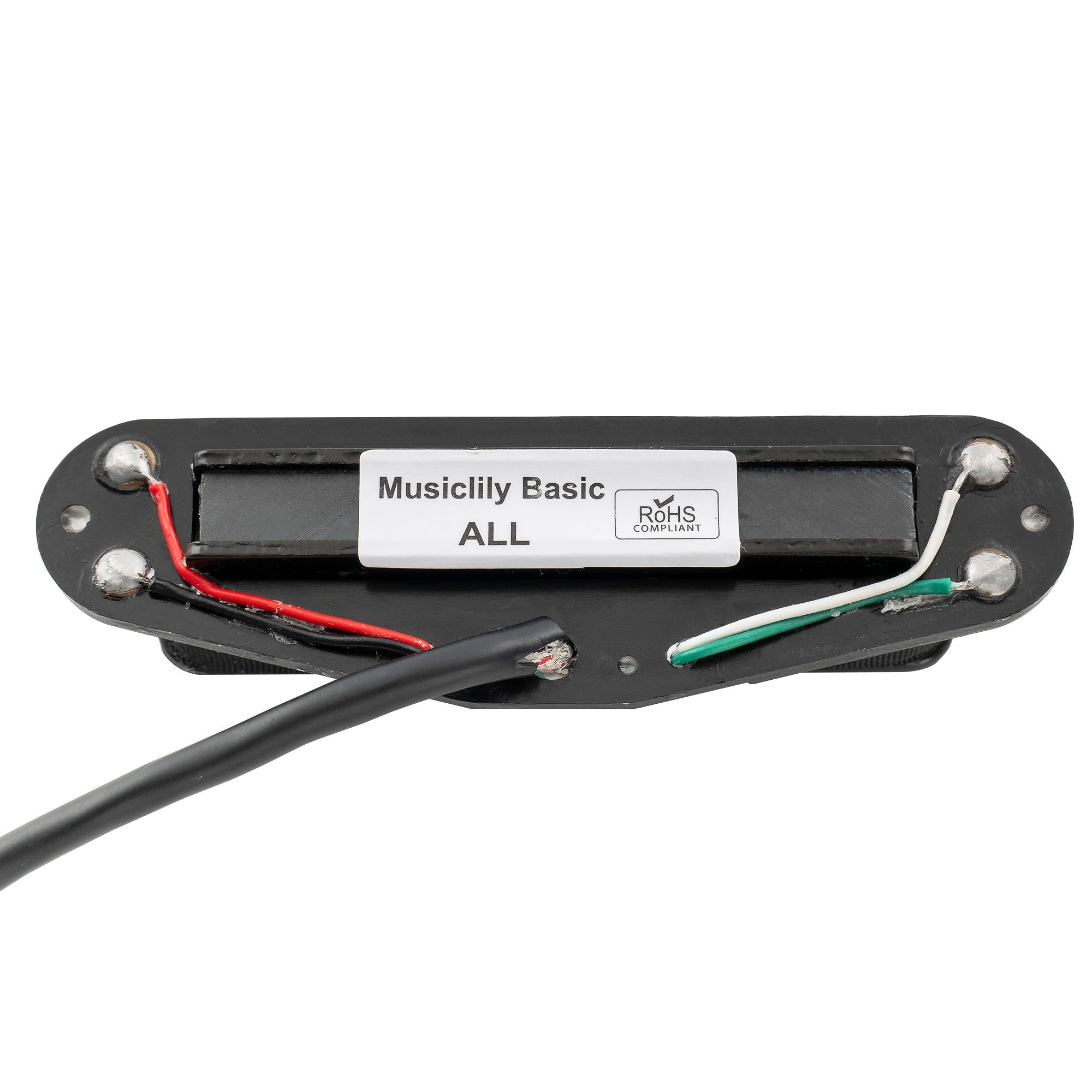 Musiclily Basic Rail Blade Keramik Single Coil - Größe Humbucker - Aufnehmer für Elektrogitarren im Strat - Stil