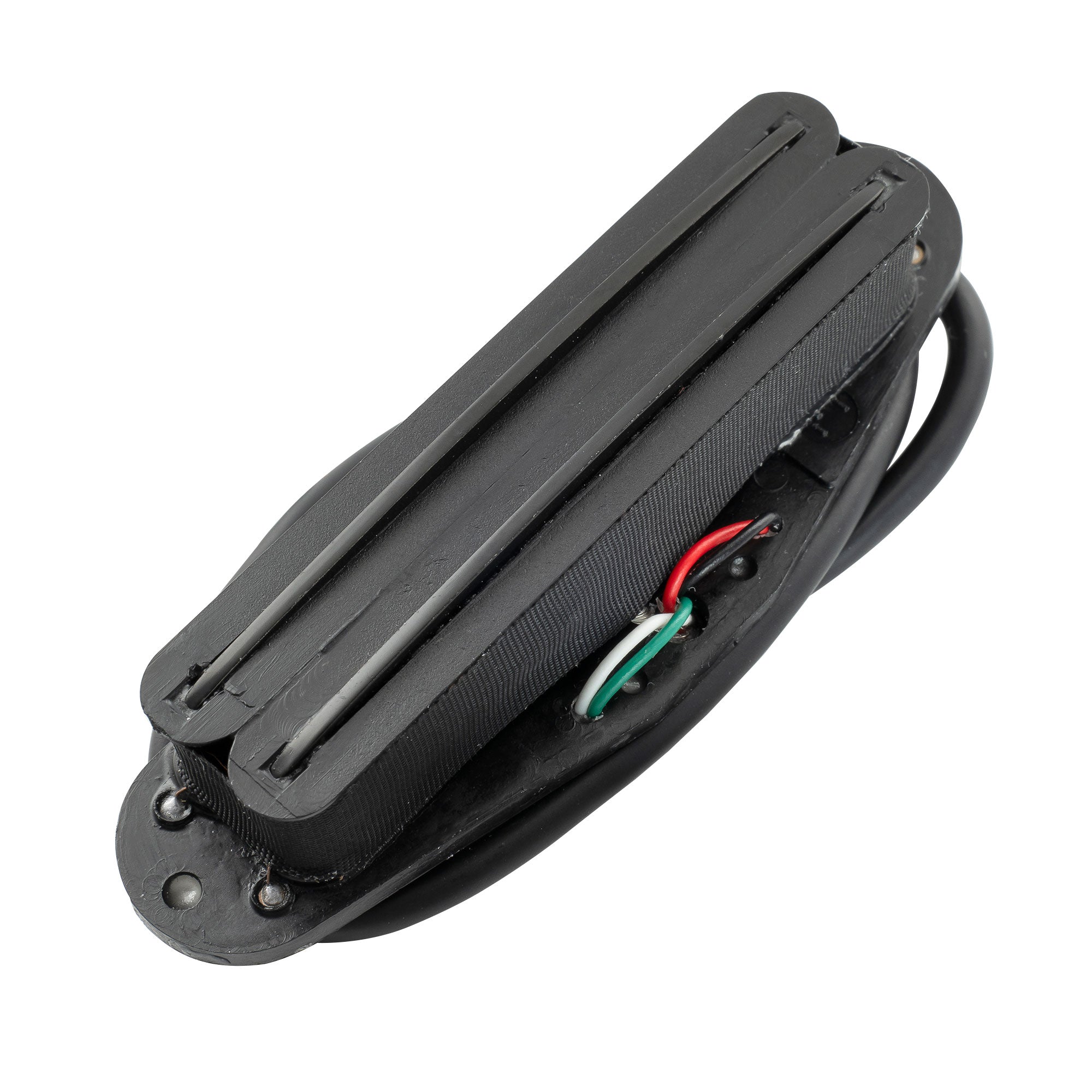 musiclily basic rail blade ceramic single coil sized humbucker pickup for strat style electric guitar m533p