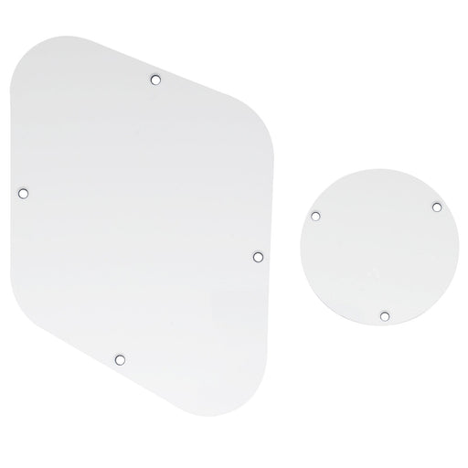 musiclily pro lp backplate and switch cover set compatible with usa lp style 1 3 4 ply mx0472p