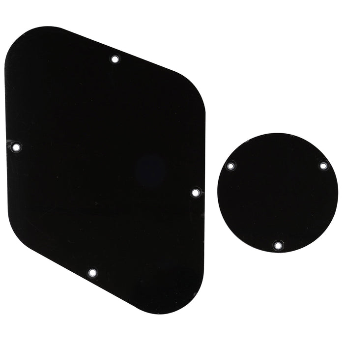 musiclily pro lp backplate and switch cover set compatible with usa lp style 1 3 4 ply mx0472p