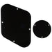 musiclily pro lp backplate and switch cover set compatible with usa lp style 1 3 4 ply mx0472p