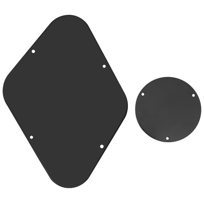 Part of musiclily pro lp backplate and switch cover set compatible with usa lp style 1 3 4 ply mx0472p