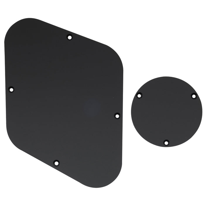 musiclily pro lp backplate and switch cover set compatible with usa lp style 1 3 4 ply mx0472p