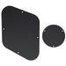 musiclily pro lp backplate and switch cover set compatible with usa lp style 1 3 4 ply mx0472p