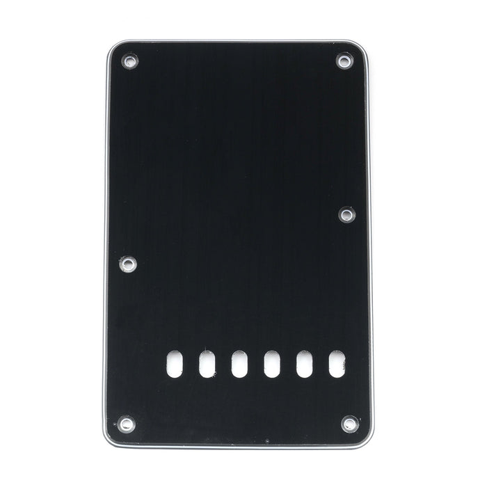 musiclily pro vintage style strat tremolo backplate for fender usa mexican made standard stratocaster modern style guitar 1 3 4 ply mx0562p