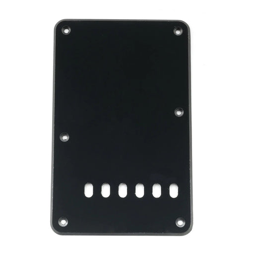musiclily pro vintage style strat tremolo backplate for fender usa mexican made standard stratocaster modern style guitar 1 3 4 ply mx0562p