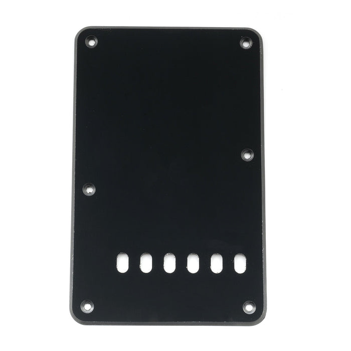 musiclily pro vintage style strat tremolo backplate for fender usa mexican made standard stratocaster modern style guitar 1 3 4 ply mx0562p