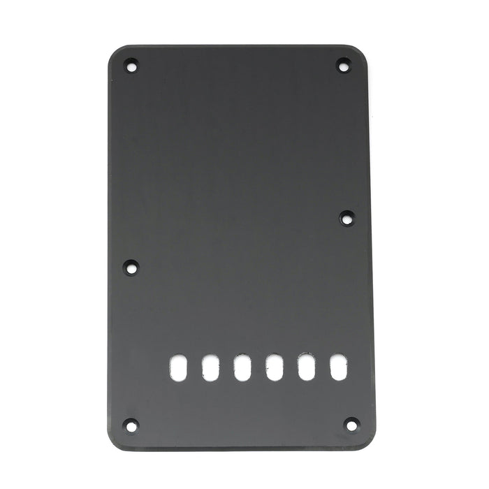 musiclily pro vintage style strat tremolo backplate for fender usa mexican made standard stratocaster modern style guitar 1 3 4 ply mx0562p
