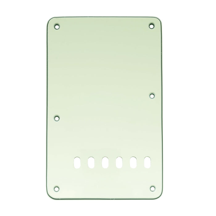 musiclily pro vintage style strat tremolo backplate for fender usa mexican made standard stratocaster modern style guitar 1 3 4 ply mx0562p
