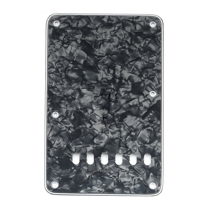 musiclily pro vintage style strat tremolo backplate for fender usa mexican made standard stratocaster modern style guitar 1 3 4 ply mx0562p