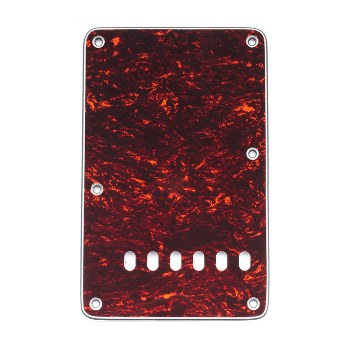 musiclily pro vintage style strat tremolo backplate for fender usa mexican made standard stratocaster modern style guitar 1 3 4 ply mx0562p