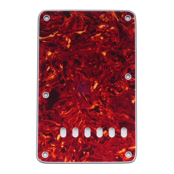 musiclily pro vintage style strat tremolo backplate for fender usa mexican made standard stratocaster modern style guitar 1 3 4 ply mx0562p