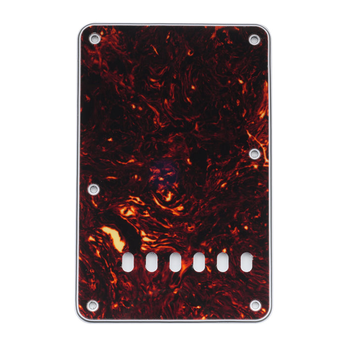 musiclily pro vintage style strat tremolo backplate for fender usa mexican made standard stratocaster modern style guitar 1 3 4 ply mx0562p