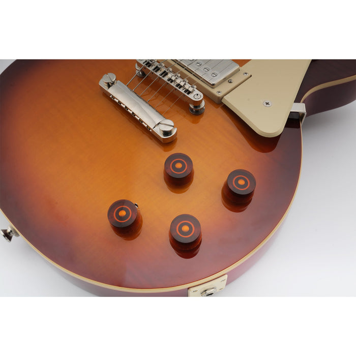 Musiclily Basic Metric Grob 18-Zähnchen Gitarrenknöpfe Ton, Lautstärke, Geschwindigkeitsreglerknöpfe für Epiphone LP SG Stil Elektrogitarre, Set von 4