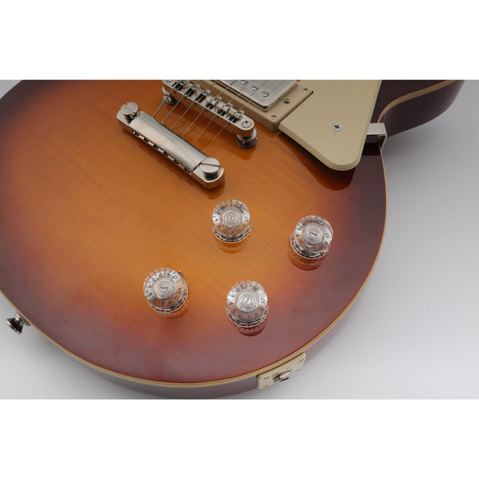 Musiclily Basic Metric Grob 18-Zähnchen Gitarrenknöpfe Ton, Lautstärke, Geschwindigkeitsreglerknöpfe für Epiphone LP SG Stil Elektrogitarre, Set von 4