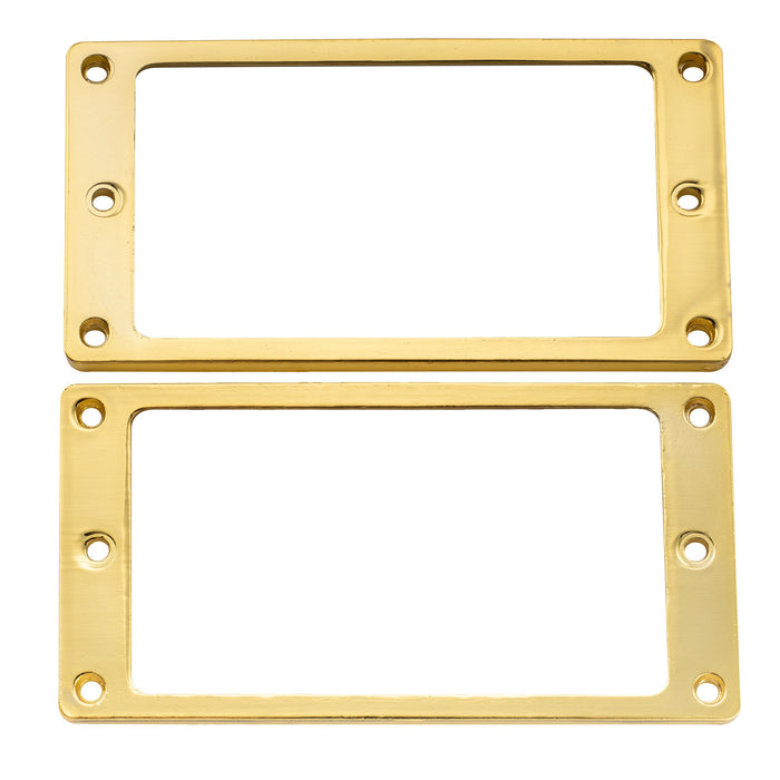 musiclily basic flat profile metal guitar humbucker pickup mounting rings mx0643 2p, 2 pcs