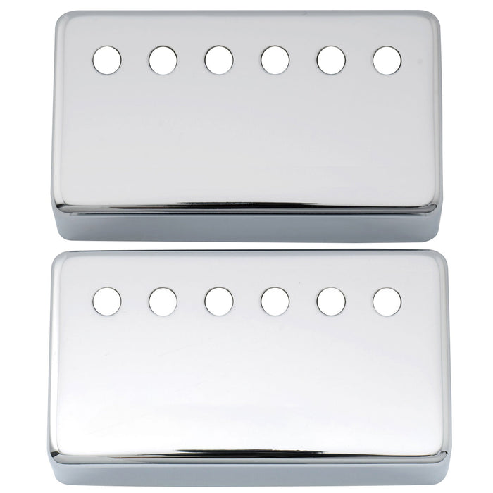musiclily basic 50mm metal humbucker guitar pickup covers for electric guitar neck mx0645 2p
