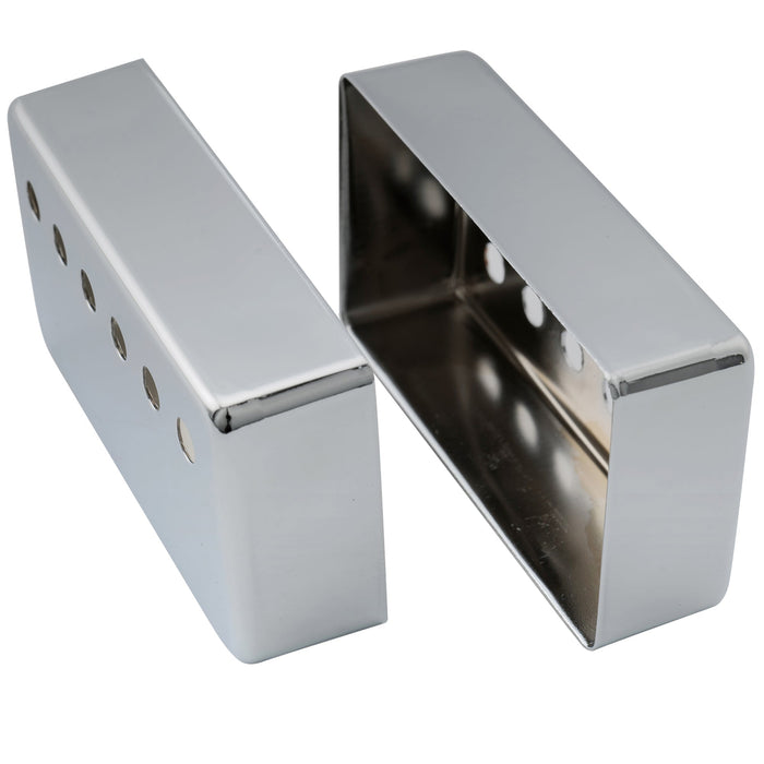 musiclily basic 50mm metal humbucker guitar pickup covers for electric guitar neck mx0645 2p details