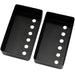 musiclily basic 52mm metal humbucker guitar pickup covers for electric guitar bridge mx0646 2, black