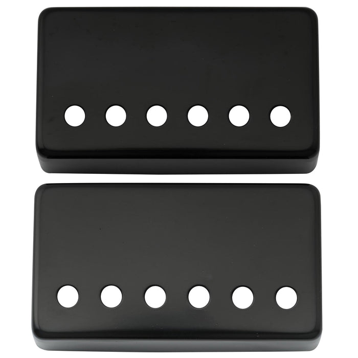 musiclily basic 52mm metal humbucker guitar pickup covers for electric guitar bridge mx0646 2, black