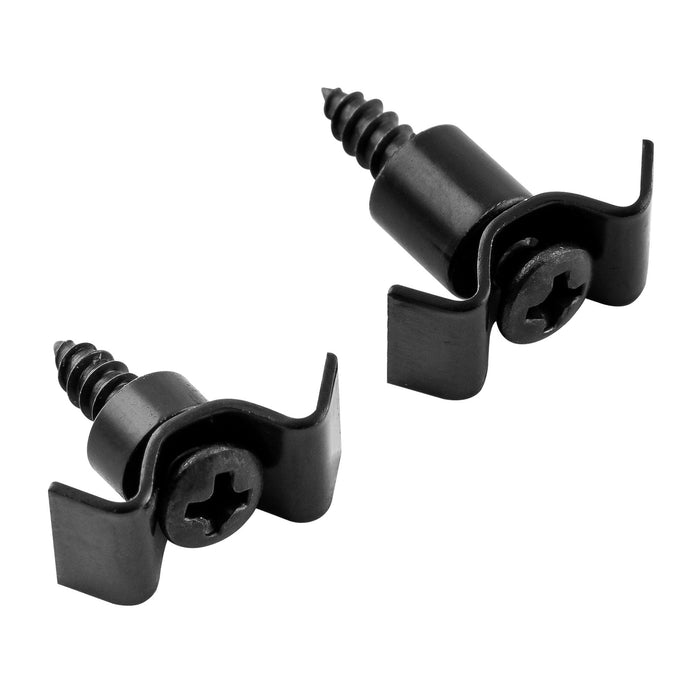 Musiclily ベーシック スチール ヴィンテージスタイル ギター 弦止め（ストリングガイド） フェンダーストラトまたはテレキャスタースタイル用、2セット