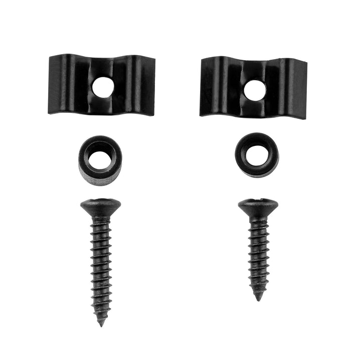 Musiclily ベーシック スチール ヴィンテージスタイル ギター 弦止め（ストリングガイド） フェンダーストラトまたはテレキャスタースタイル用、2セット