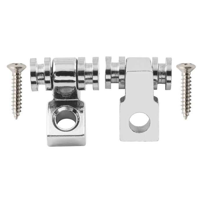 Musiclily ベーシックヴィンテージローラーギターストリングツリー 弦止め（弦ガイド） フェンダーストラトキャスタータイプエレキギター用、4個セット