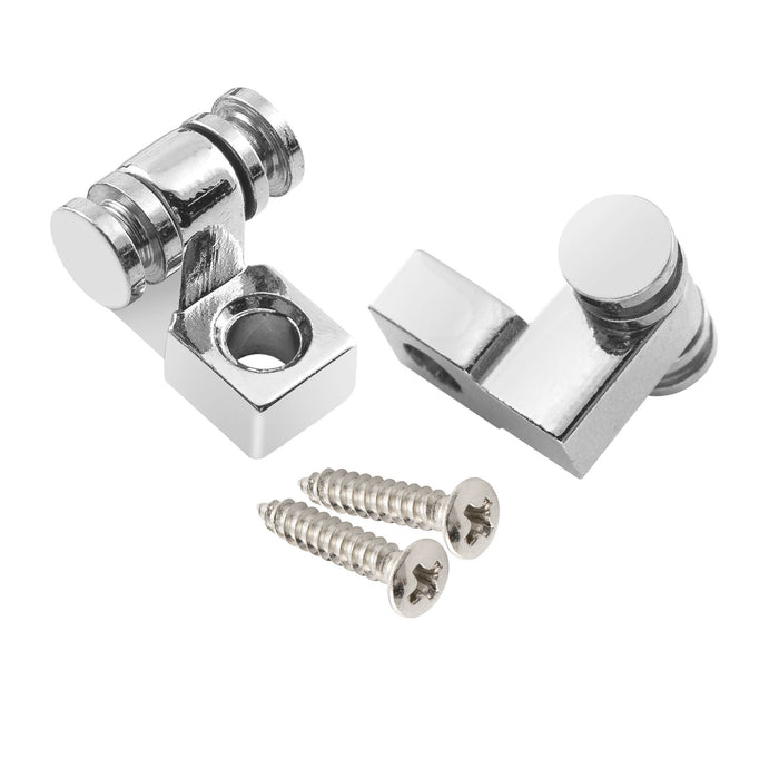 Musiclily ベーシックヴィンテージローラーギターストリングツリー 弦止め（弦ガイド） フェンダーストラトキャスタータイプエレキギター用、4個セット