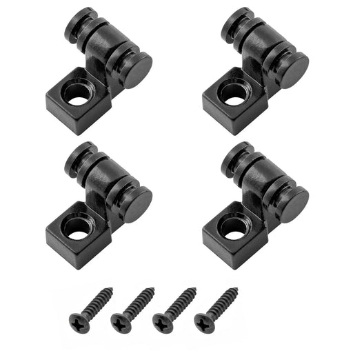 musiclily basic vintage roller guitar string trees string guides retainers for fender strat tele style electric guitar mx0655 4p, 4 pcs