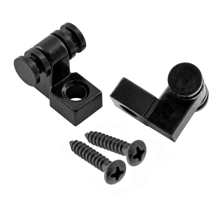 Musiclily ベーシックヴィンテージローラーギターストリングツリー 弦止め（弦ガイド） フェンダーストラトキャスタータイプエレキギター用、4個セット