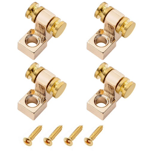 musiclily basic vintage roller guitar string trees string guides retainers for fender strat tele style electric guitar mx0655 4p