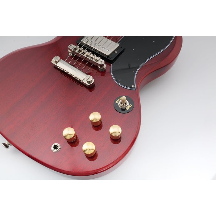 Perillas de control Musiclily Basic Coarse de 18 estrías de acero moleteadas con juego de tornillos para guitarra eléctrica o bajo (18 x 18 mm, juego de 4)