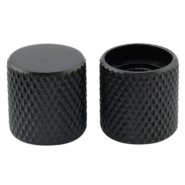 musiclily basic coarse 18 splines steel flat top knurled control knobs for electric guitar or bass 18 18mm mx0675 4p details