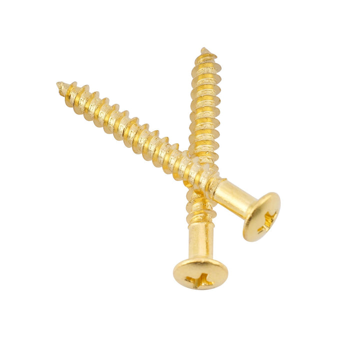 Musiclily Basic 5 x 45 mm Befestigungsschrauben für Gitarrenhalsplatten, 8 Stück