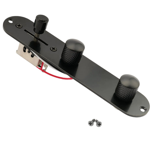 musiclily basic 32mm width prewired loaded tl control plate for tele style guitar m209p