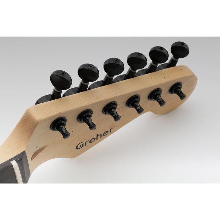 Musiclily Basic R15A 6-in-line Guitar Sealed Tuners Tuning Pegs Keys Machine Heads Set