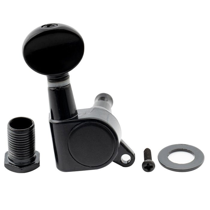 Musiclily Basic R15A 6-in-line Guitar Sealed Tuners Tuning Pegs Keys Machine Heads Set