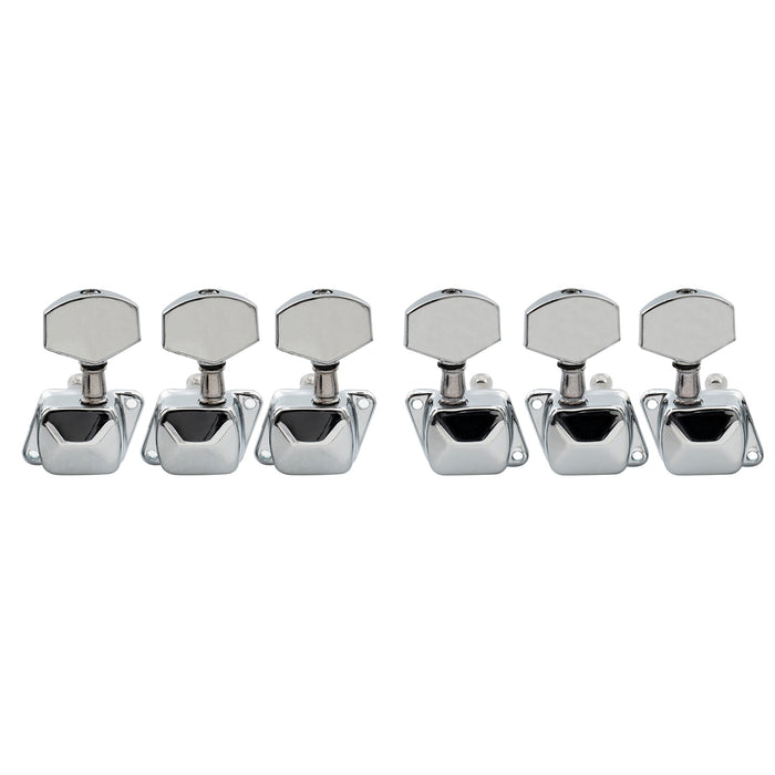 3r3l 15 1 ratio semi closed acoustic electric guitar machine heads tuners tuning pegs keys with 45 degree screw mx0700 3mx0701 3p, 3 pcs