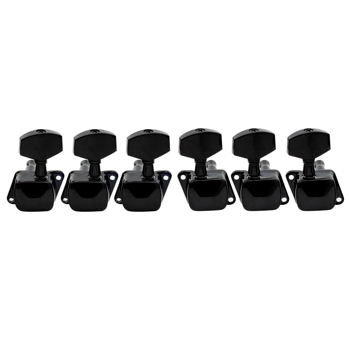 3r3l 15 1 ratio semi closed acoustic electric guitar machine heads tuners tuning pegs keys with 45 degree screw mx0700 3mx0701 3p, 3 pcs