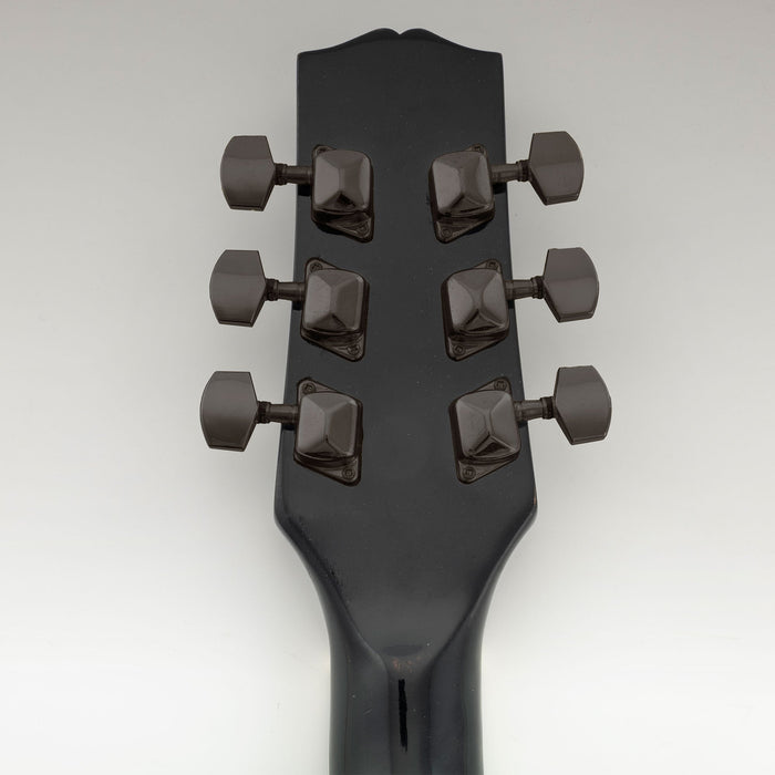 Musiclily Basic R15A Singolo Rapporto 15:1 Mezzo Chiuso Testata Macchina per Accordatura Lato Basso con Pulsante Esagonale Grande per Chitarra Acustica Elettrica