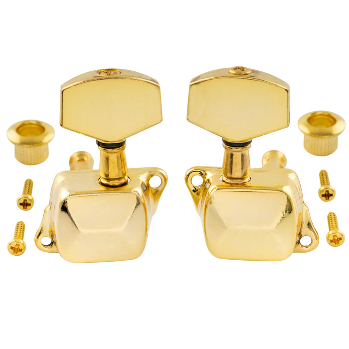 Part of 3r3l 15 1 ratio semi closed acoustic electric guitar machine heads tuners tuning pegs keys with 45 degree screw mx0700 3mx0701 3p