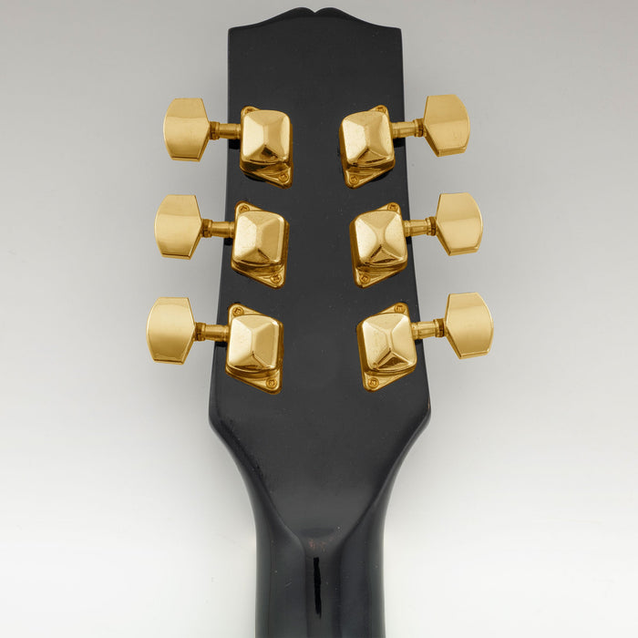 Musiclily Basic R15A Singolo Rapporto 15:1 Mezzo Chiuso Testata Macchina per Accordatura Lato Treble con Pulsante Esagonale Grande per Chitarra Acustica Elettrica