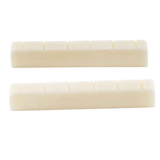 musiclily basic flat bottom slotted 6 string classical guitar bone nut dj 01 dj 03 52x6x9 8 5mm mx0718 2