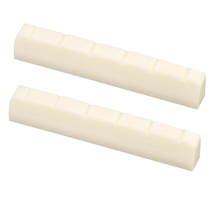 Part of musiclily basic flat bottom slotted 6 string classical guitar bone nut dj 01 dj 03 52x6x9 8 5mm mx0718 2