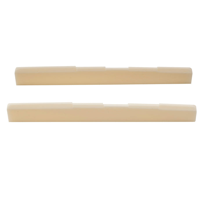 musiclily basic compensated 6 string classical guitar bone saddle dj 06 dj 08 80x3x9 8mm mx0723 2, 2 pcs