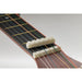 Application of musiclily basic flat bottom slotted bone acoustic guitar nut 43x6x9mm mx0726 2