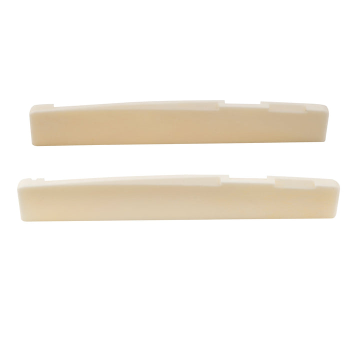 musiclily basic compensated bone acoustic guitar saddle 76x3x13mm mx0729 2